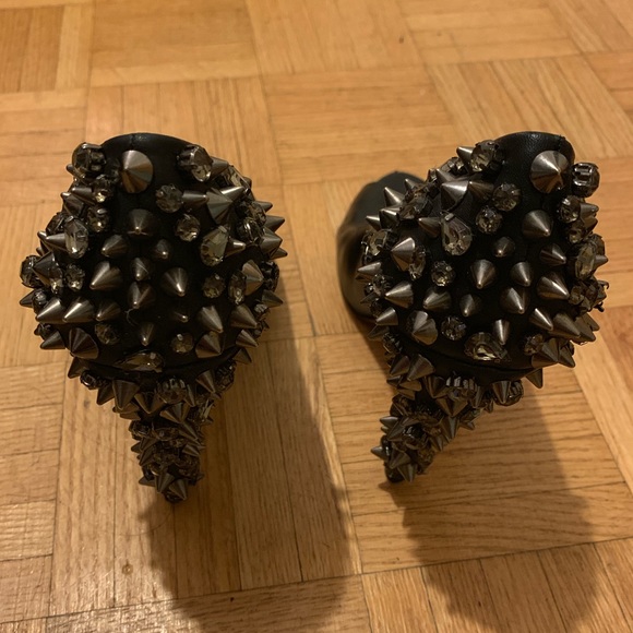 Sam Edelman Peep Toe Spiked Heel Pumps - Picture 2 of 3